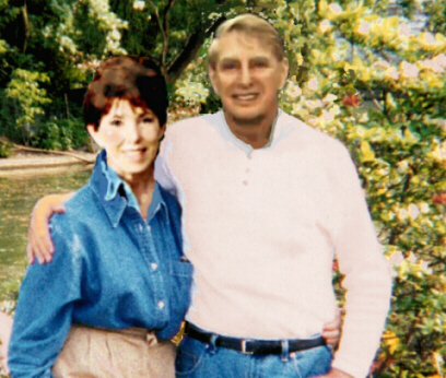 [Photograph of Aunt Gretchen and Uncle Win]